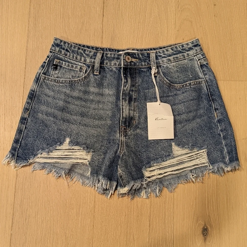 Denim Distressed Women Shorts